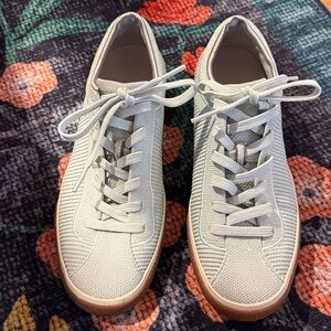 Rothy’s Lace Up Sneakers Womens 7 Mint Green Excellent Condition